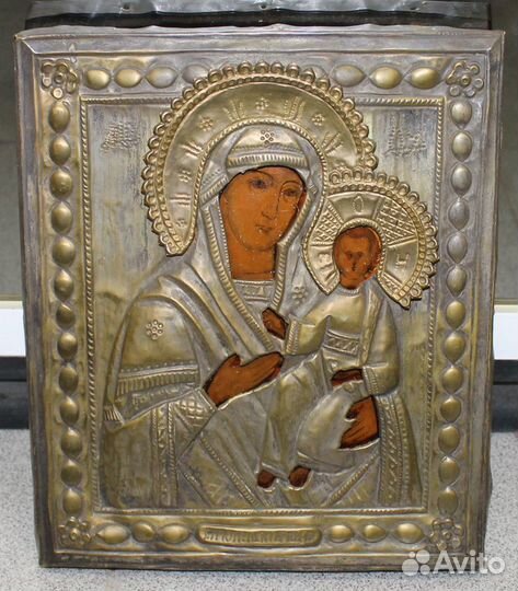 Икона Смоленская Пресвятая Богородица в Окладе