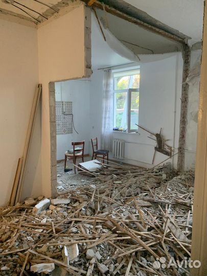 Демонтаж снос стен