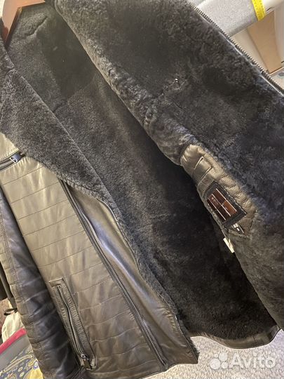 Кожаная куртка мужская