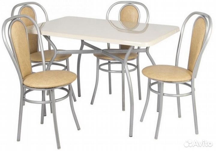 Стул для кухни, обеденный со спинкой