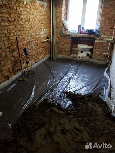 Полусухая стяжка пола