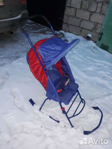 Детские санки коляска бу