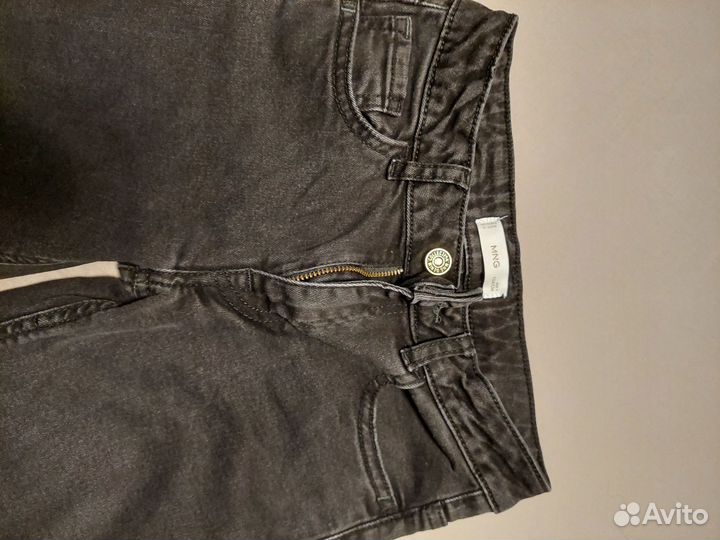 Джинсы mango чёрные 134р