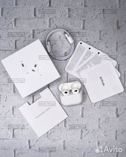 Наушники AirPods 3 Lux новые чехол в подарок