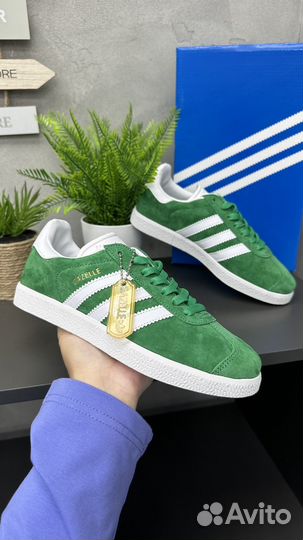 Кеды Adidas Gazelle Green