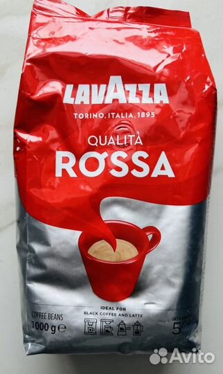 Кофе зерно Lavazza Rossa 1 кг