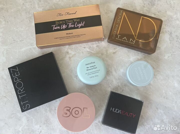 TOO faced denona tan innisfree Colourpop sol