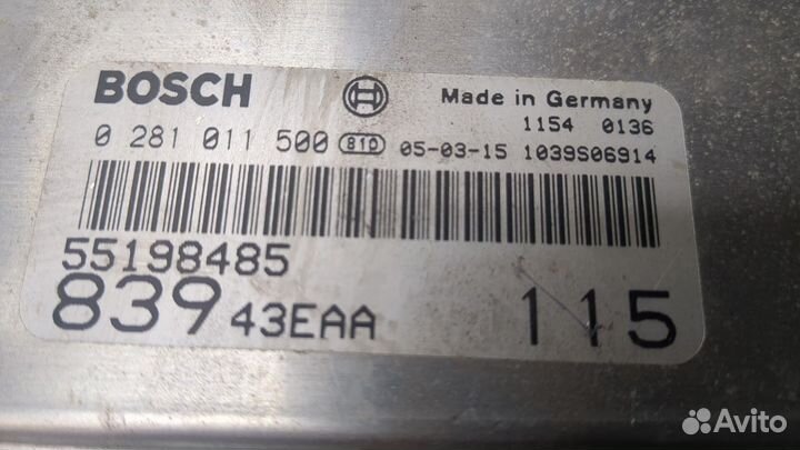 Блок управления двигателем Lancia Lybra, 2005