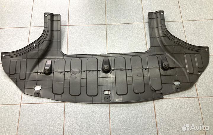 Пыльник переднего бампера Hyundai Solaris 2017-20