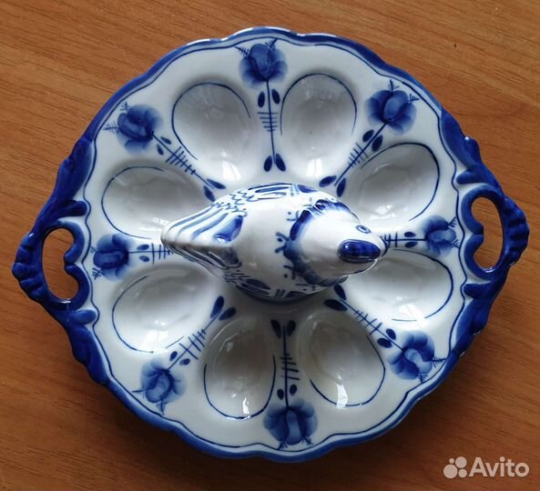 Тарелка под яйца, пасхальная 