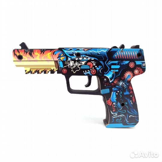 Деревянный пистолет Файв Севен Кибер-Акула Mod.2