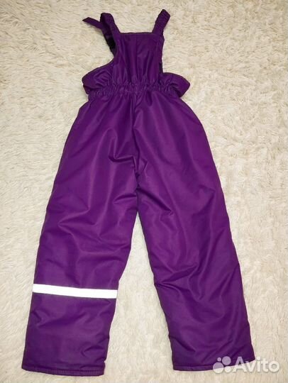 Утеплённые штаны/полукомбинезон 104см