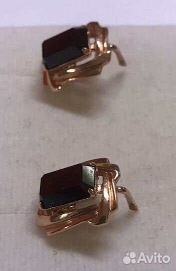 Золотые серьги СССР