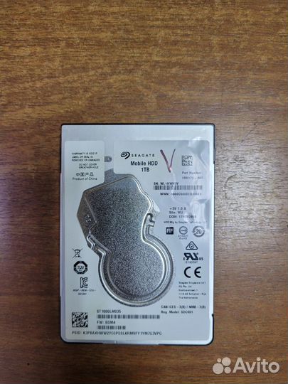 Жесткий диск ноутбучный 1Tb размер 2,5