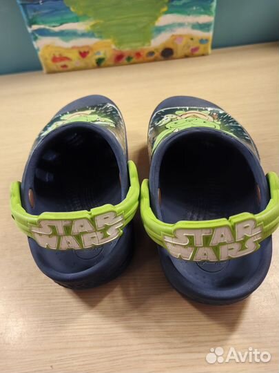Детские тапки Crocs StarWars размер 6-7