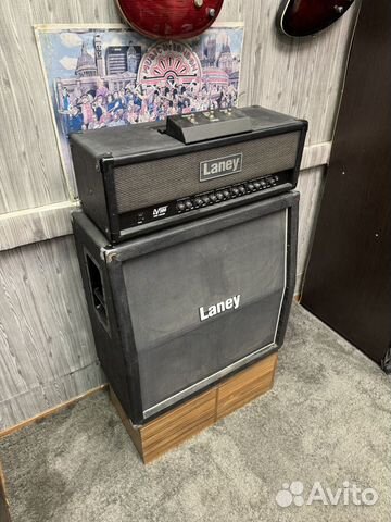 Гитарный стек 412 Laney LV300 с ламповым преампом купить в Москве ...