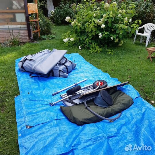 Надувная лодка Ракета модель рл-380 Mehler c мотор