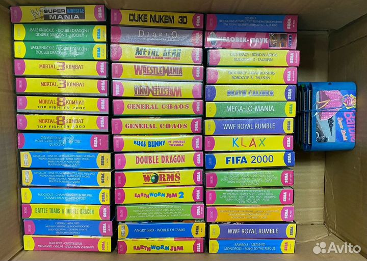 Картриджи 16Bit (сега)