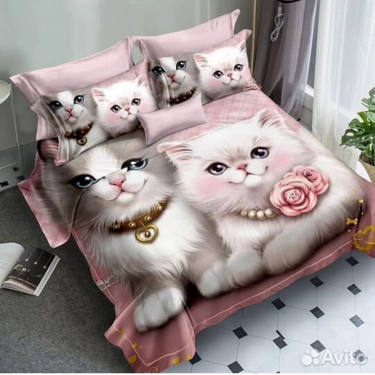 Постельное белье евро