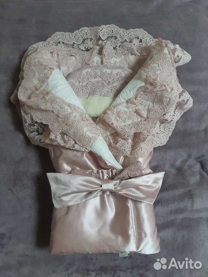 Конверт на выписку для девочки зима