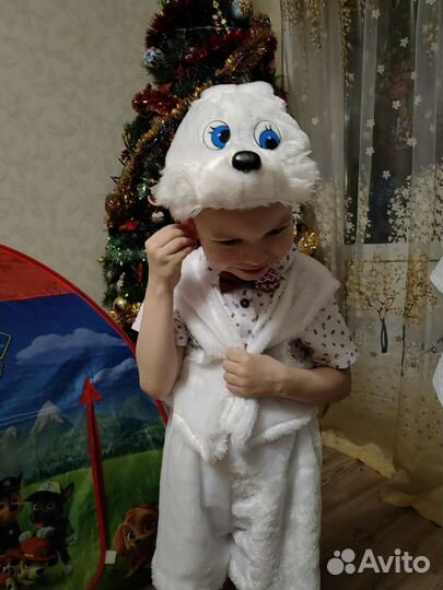 Новогодний костюм зайчика