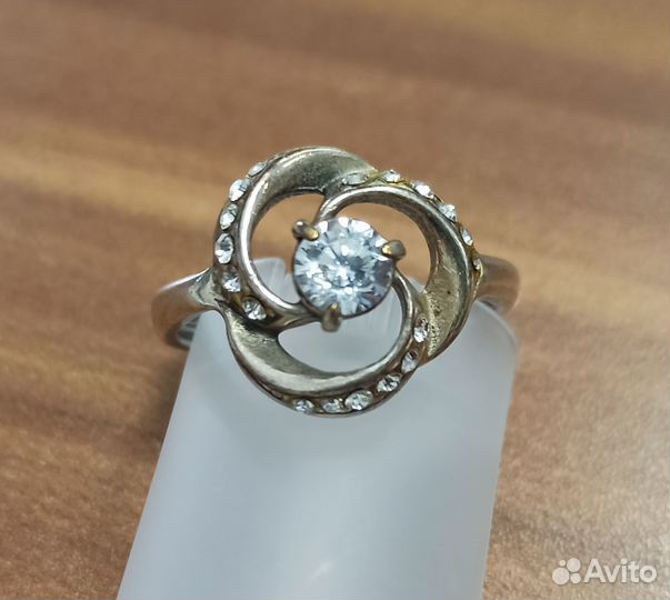 Комплект кольцо и серьги Jenavi бижутерия