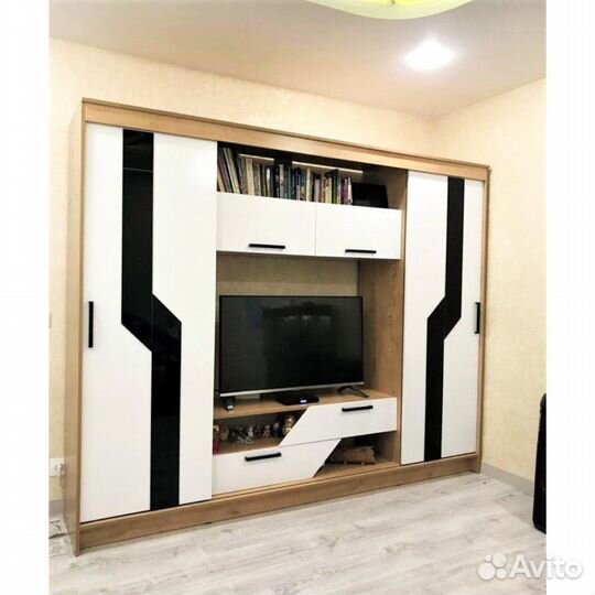 Стенка в гостиную Кармен / Гарантия 12мес