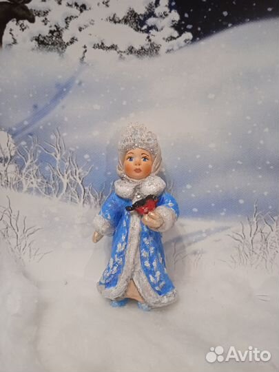 Ёлочная ватная игрушка 