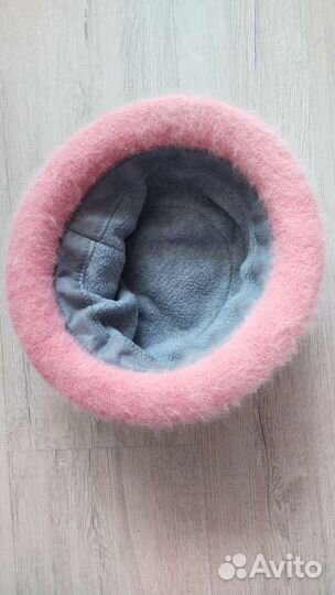 Шляпа ангоровая теплая