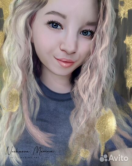 Арт ретуш/портрет по фотографии на заказ(цифровой)