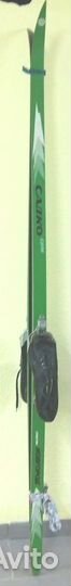 Лыжи садко пластик 2 метра + ботинки кожаные СССР