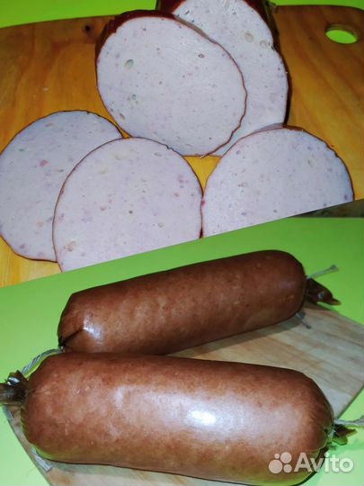 Домашняя докторская колбаска, сосиски, сардельки