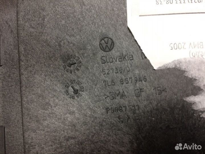 Воздуховод печки Volkswagen Touareg 7L BMV 2005