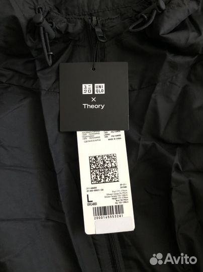 Uniqlo+Theory XS и L новая ветровка дождевик