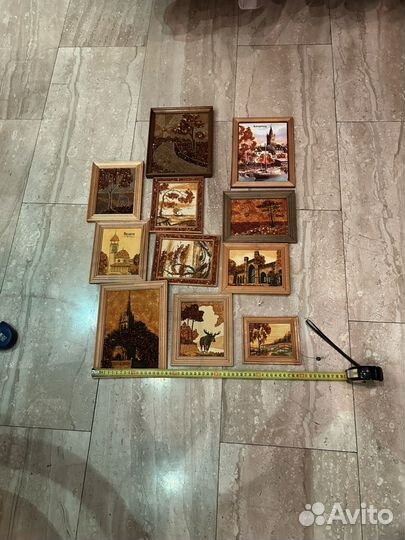 Картина из янтаря