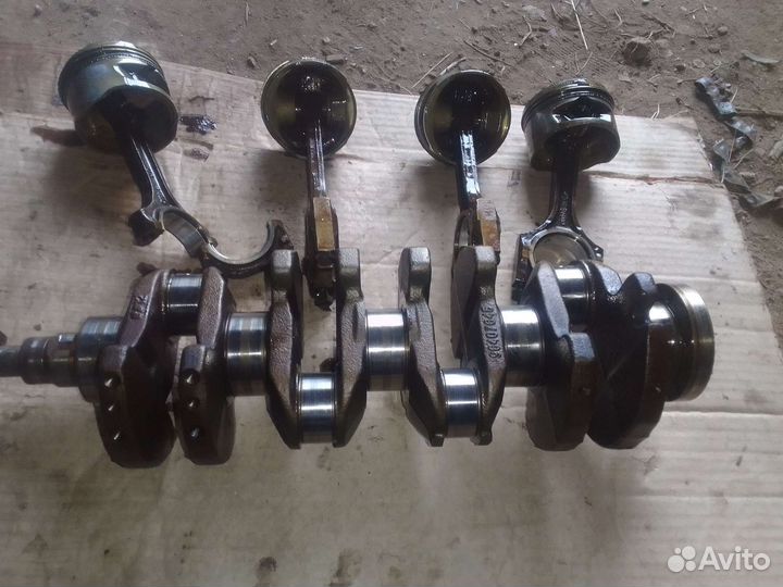 Коленвал с шатунами, Шевроле ланос 1.5. 96350171