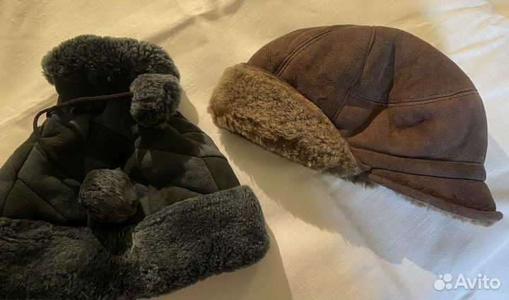 Детские меховые зимние шапки
