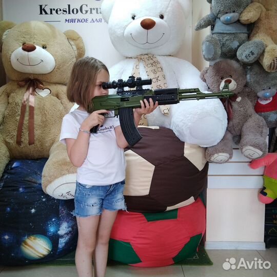 Автомат Калашникова игрушечный ак 74 с прицелом
