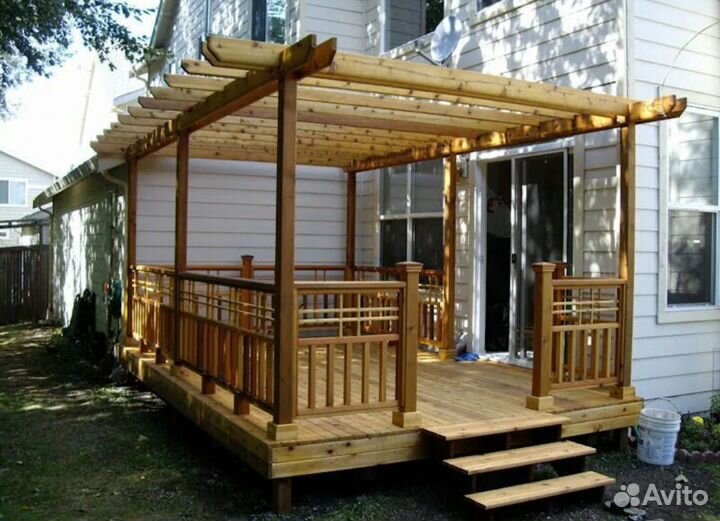 Строительство террас, веранд, беседок, пристроек