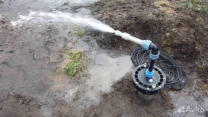 Чистка/промывка скважин ремонт, достаем насосы