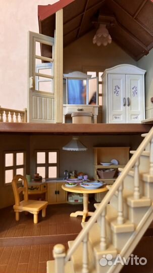 Sylvanian families большой дом со светом