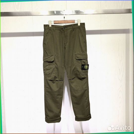 Широкие штаны Stone Island (качество premium)