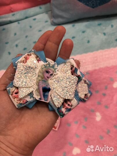 Бантики для волос ручная работа