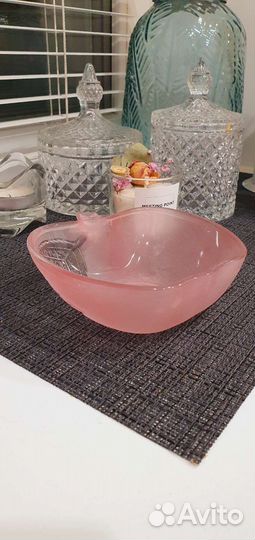 Набор стеклянных салатников Яблоко, 132 мм