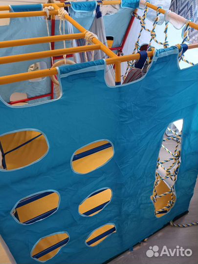 Чехол ранний старт Замок бело-голубой