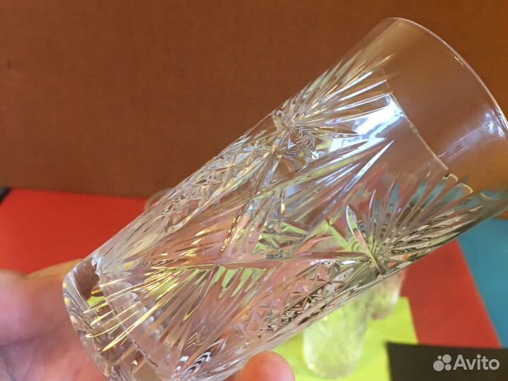 Хрустальные стаканы гусь хрустальный СССР