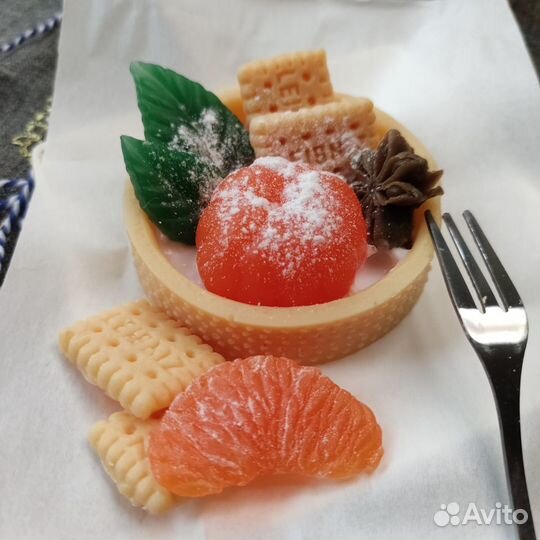 Мыло тарталетка с мандаринами