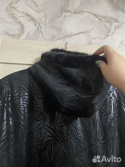 Дубленка женская из натуральной кожи 54-56