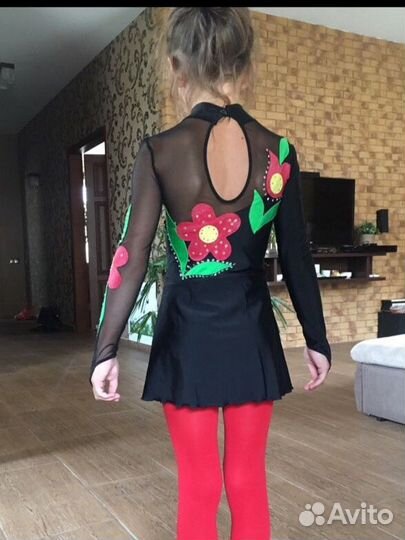 Платье костюм для фигурного катания