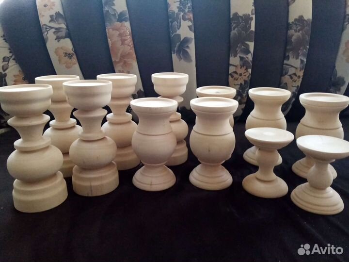 Подсвечники. Дерево липа